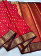 Red Soft Silk Premium Banarasi Saree