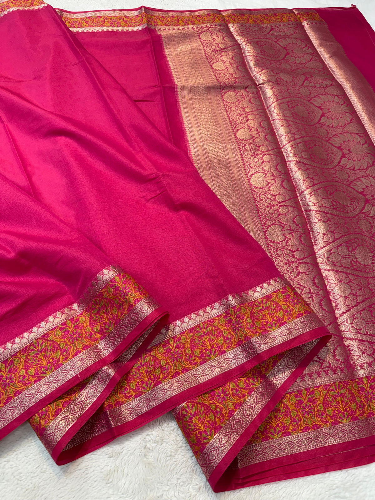 Rani Cotton Tilfi Premium Banarasi Saree