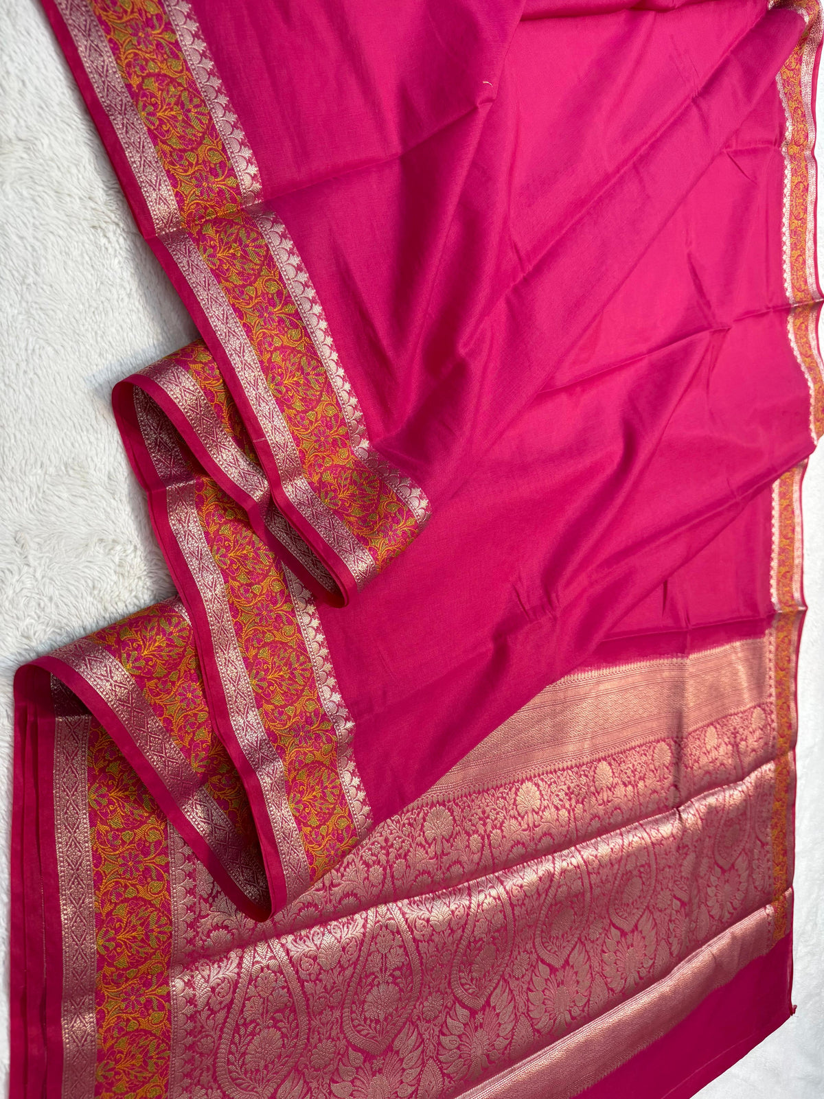 Rani Cotton Tilfi Premium Banarasi Saree