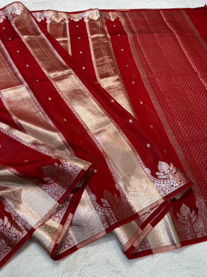 Raw Mango Rangkat Premium Banarasi Saree