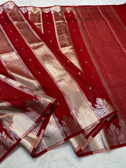 Raw Mango Rangkat Premium Banarasi Saree