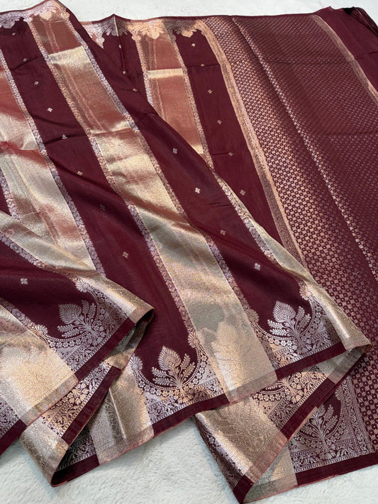 Raw Mango Rangkat Premium Banarasi Saree