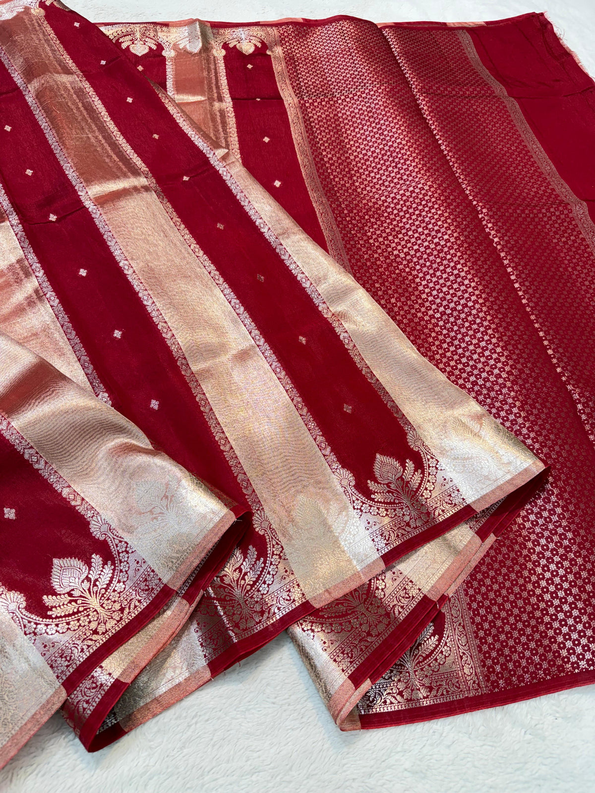 Raw Mango Rangkat Premium Banarasi Saree