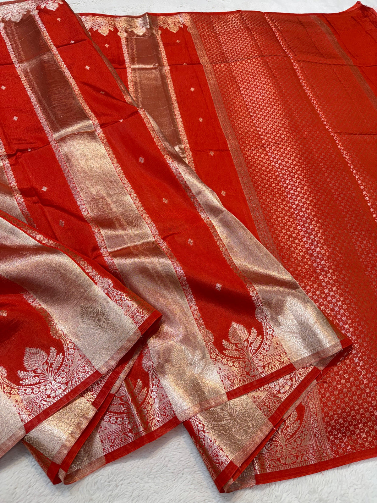 Raw Mango Rangkat Premium Banarasi Saree