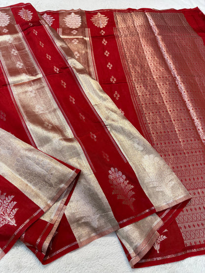 Raw Mango Rangkat Premium Banarasi Saree
