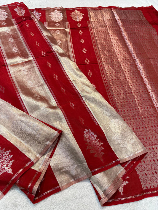 Raw Mango Rangkat Premium Banarasi Saree