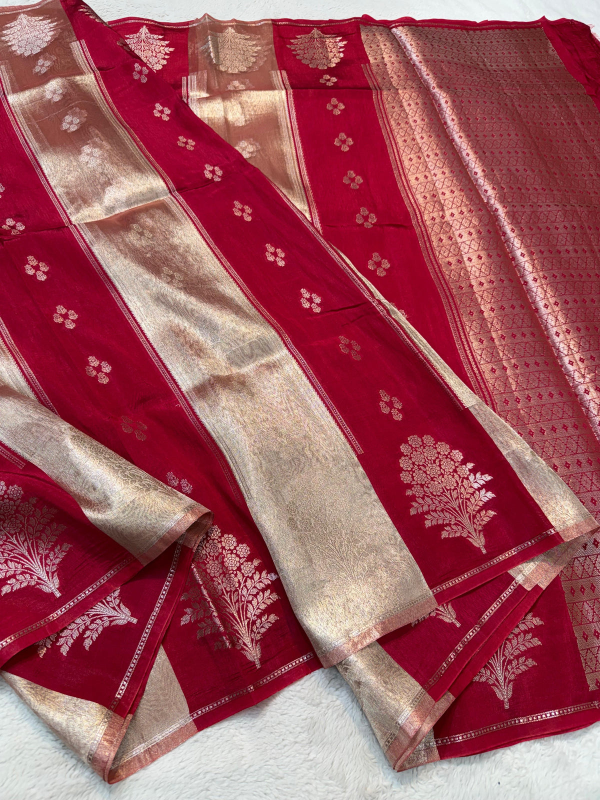 Raw Mango Rangkat Premium Banarasi Saree