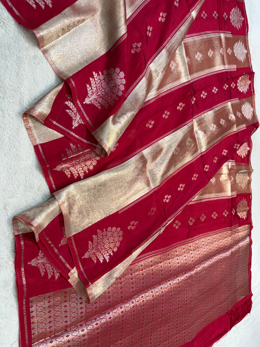 Raw Mango Rangkat Premium Banarasi Saree