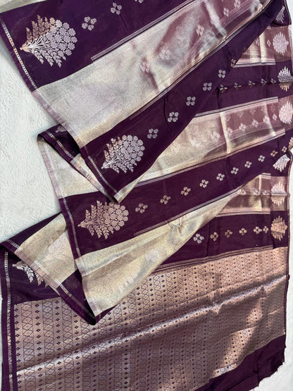 Raw Mango Rangkat Premium Banarasi Saree