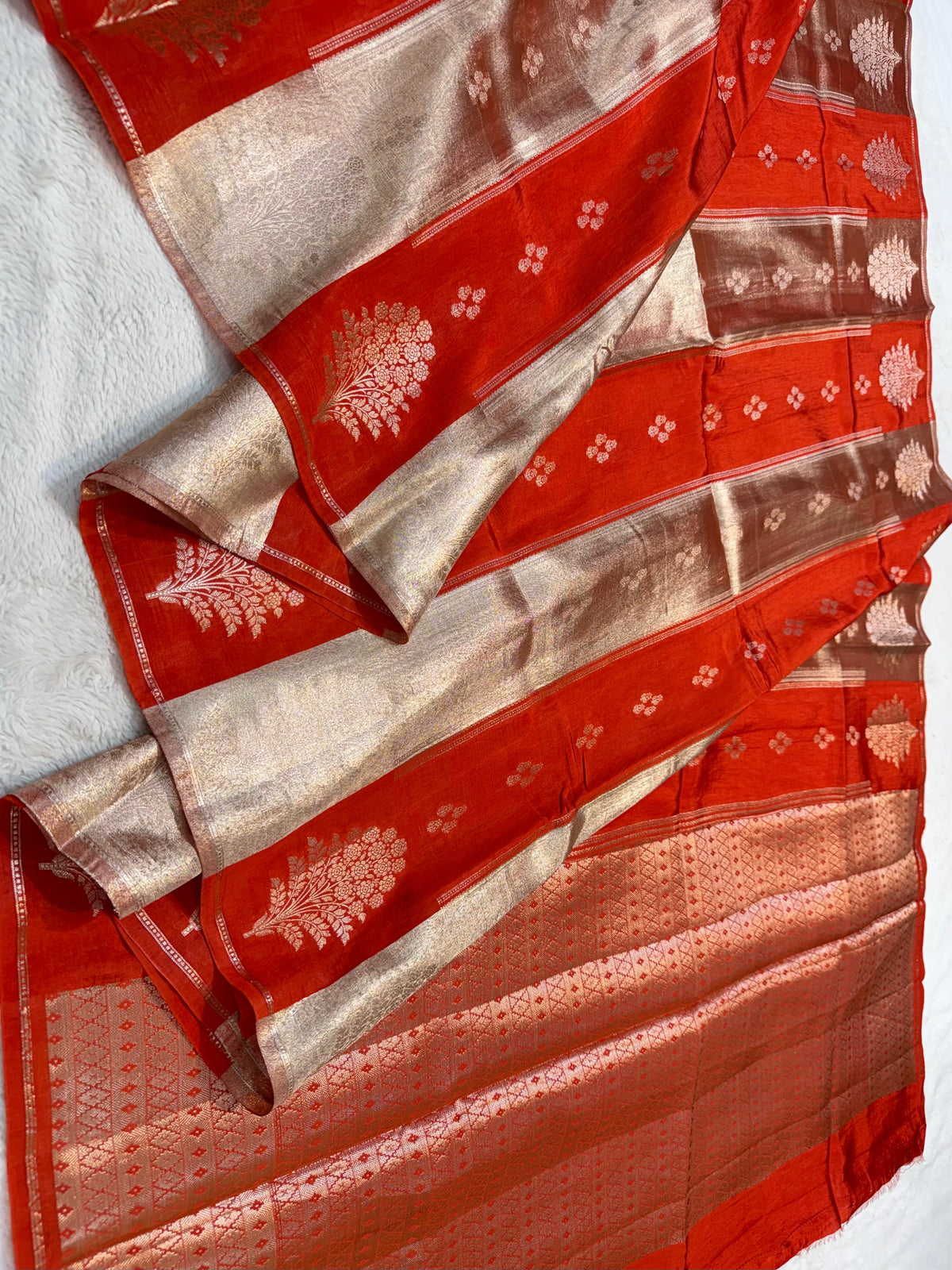 Raw Mango Rangkat Premium Banarasi Saree
