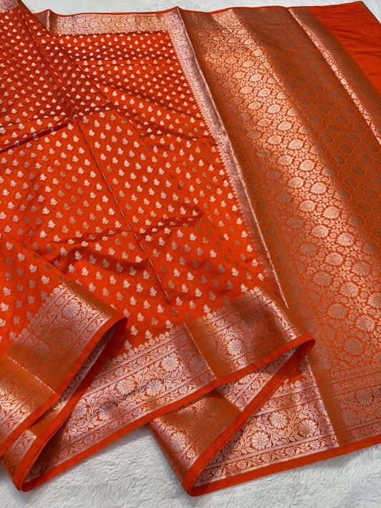 Dupion Premium Banarasi Saree