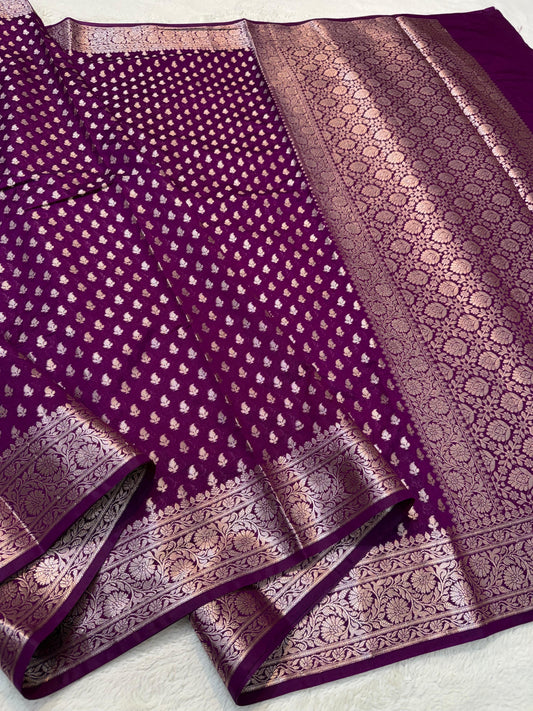 Dupion Premium Banarasi Saree