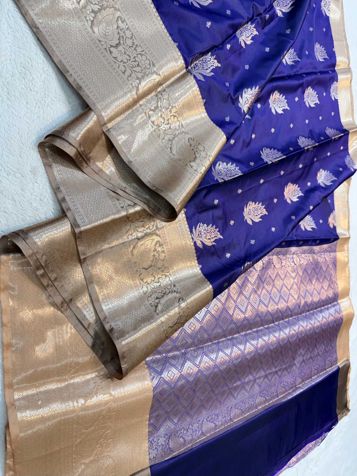 Blue Soft Silk Premium Banarasi Saree