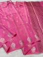 Pink Raw Mango Premium Banarasi Saree