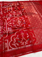Red Viscose Premium Banarasi Saree