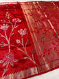 Red Viscose Paithani Premium Banarasi Saree
