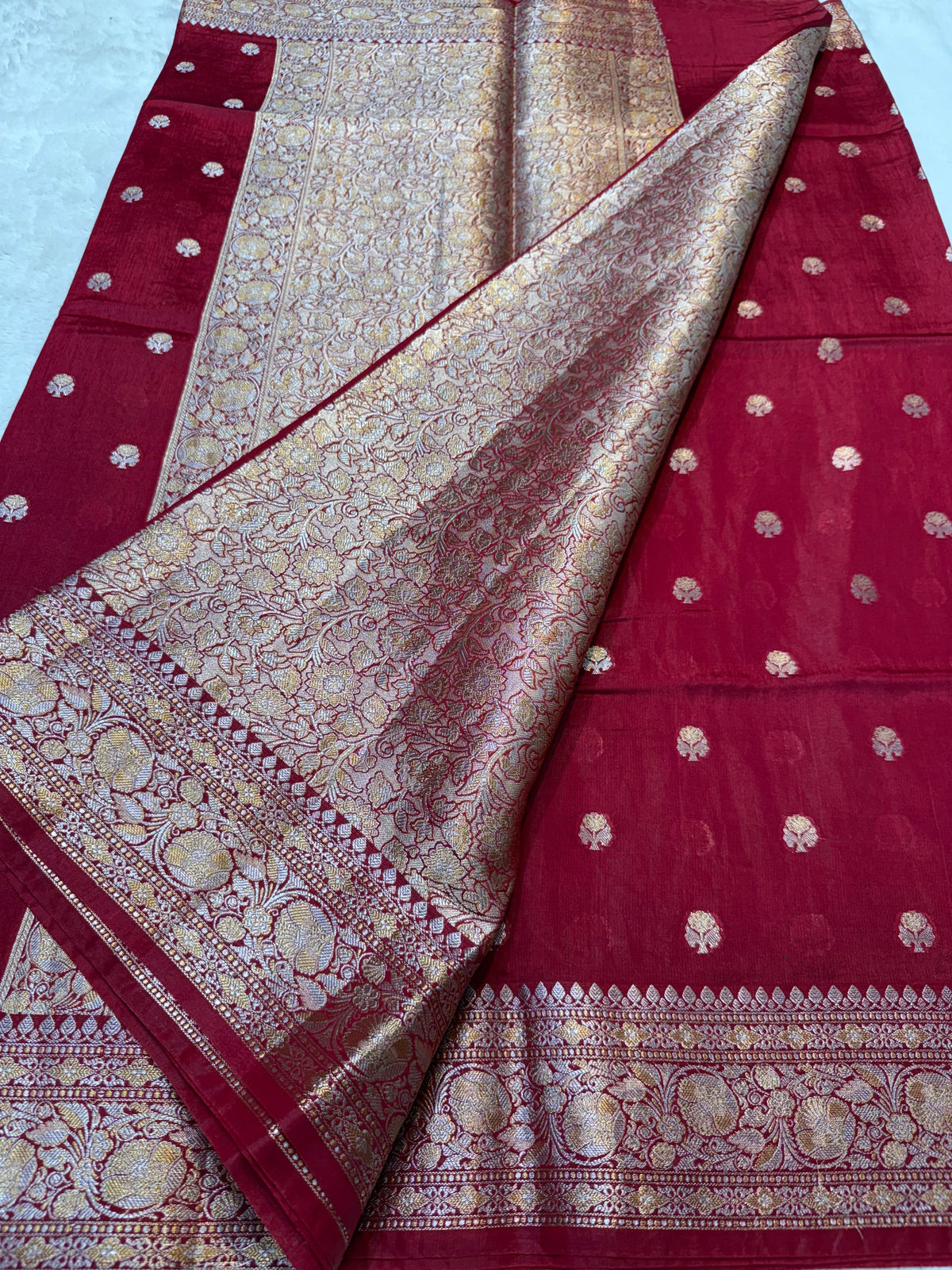 Maharani Raw Mango Premium Banarasi Saree