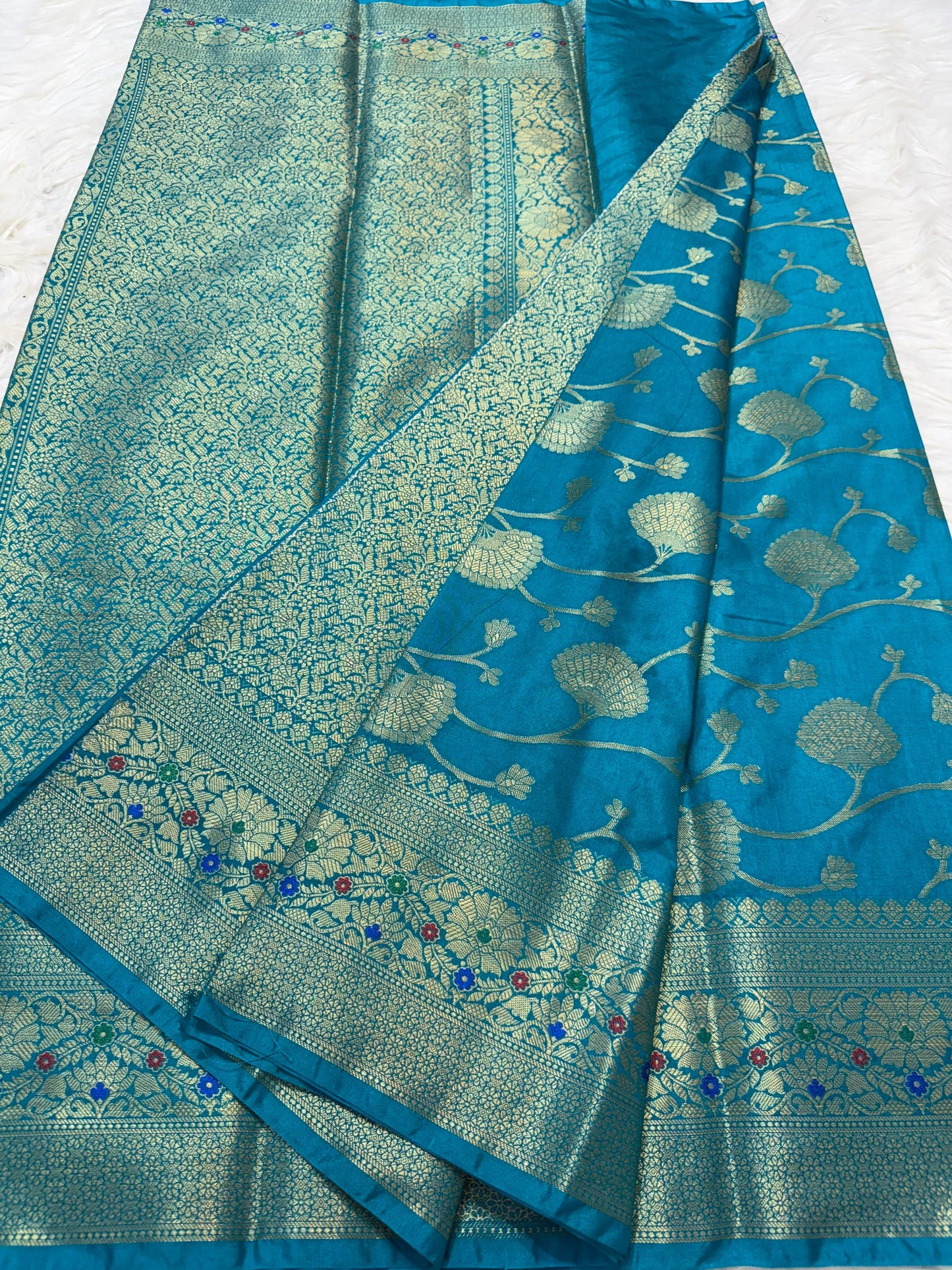 Dupion Silk Premium Banarasi Saree