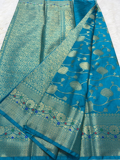 Dupion Silk Premium Banarasi Saree