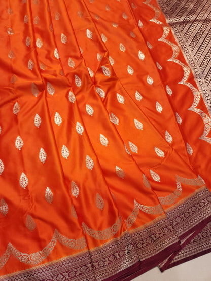 Mashru Silk Banarasi Saree