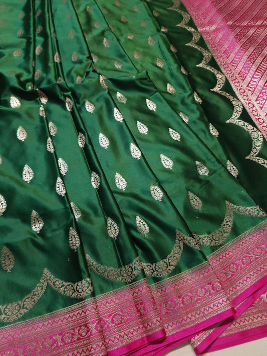 Mashru Silk Banarasi Saree