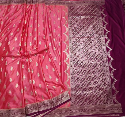 Mashru Silk Banarasi Saree