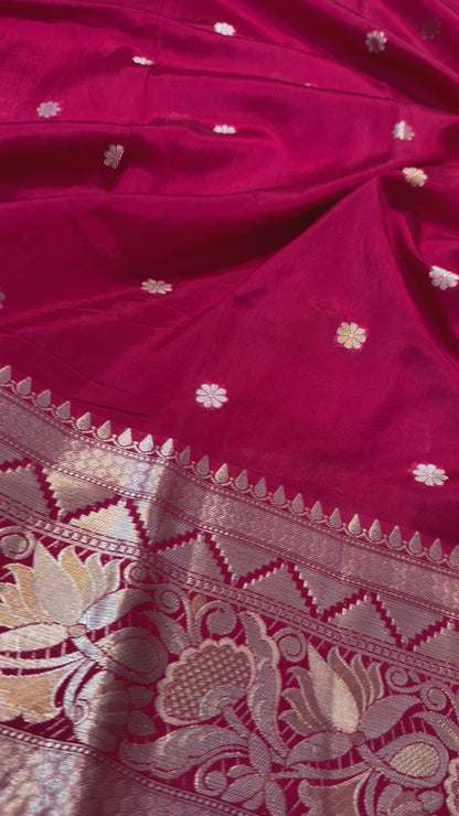 Raw mango banarasi saree