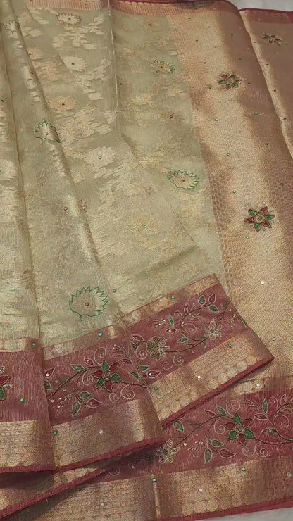 Tissue Kota Banarasi Sarees