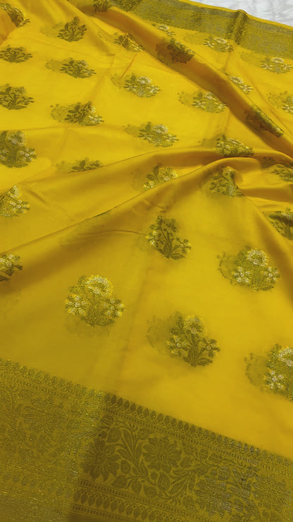 Banarasi semi georgette saree