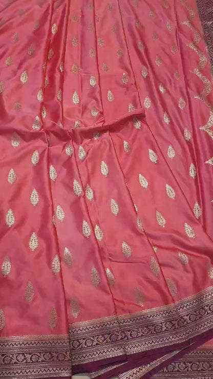 Mashru Silk Banarasi Saree