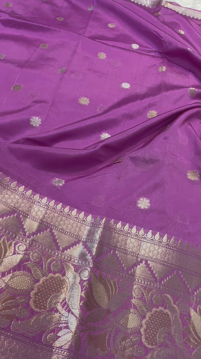 Raw mango banarasi saree