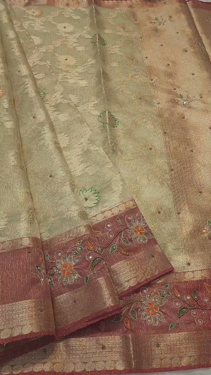 Tissue Kota Banarasi Sarees