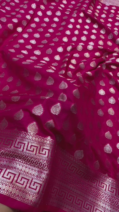 Banarasi semi georgette saree