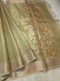 Banaras tissue kota fancy work saree