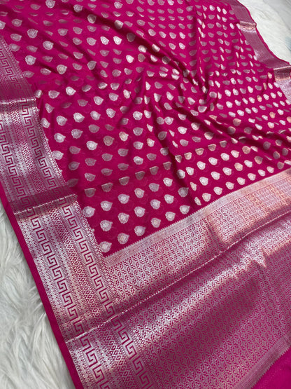 Banarasi semi georgette saree