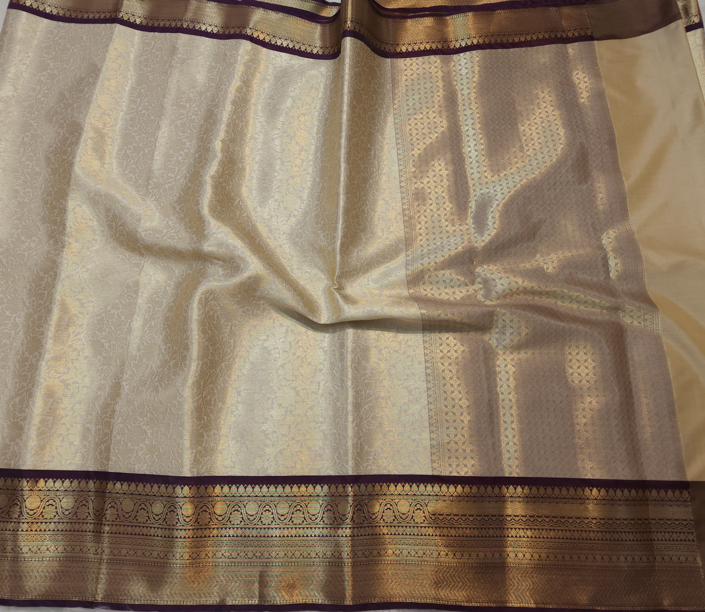 Banaras Semi kanchi brocade silk saree