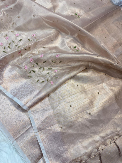 Tissue Kota handwork  Banarasi Sarees