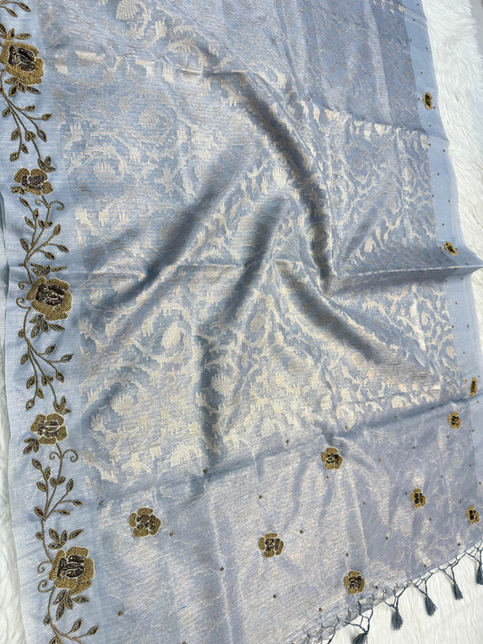 Tissue Kota handwork  Banarasi Sarees