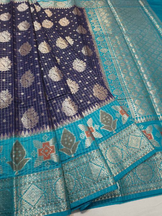 Semi chiniya silk saree