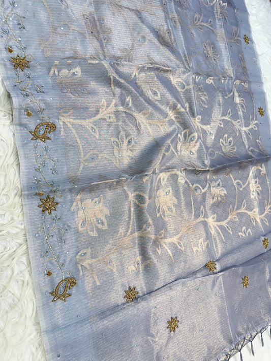 Tissue Kota handwork  Banarasi Sarees