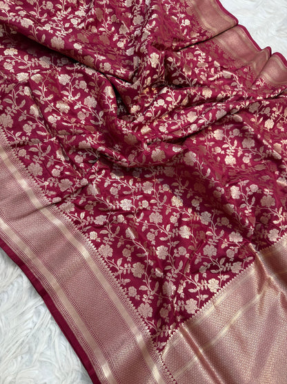 Banaras pure katan silk saree