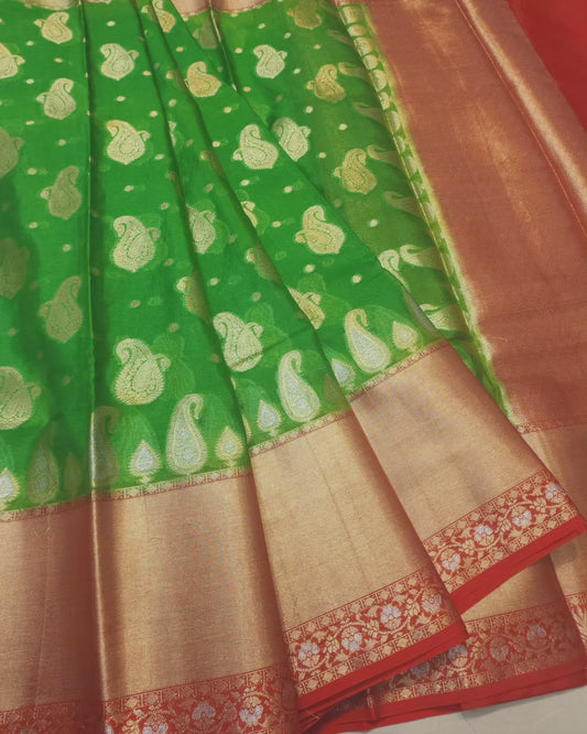 Banaras warm silk saree