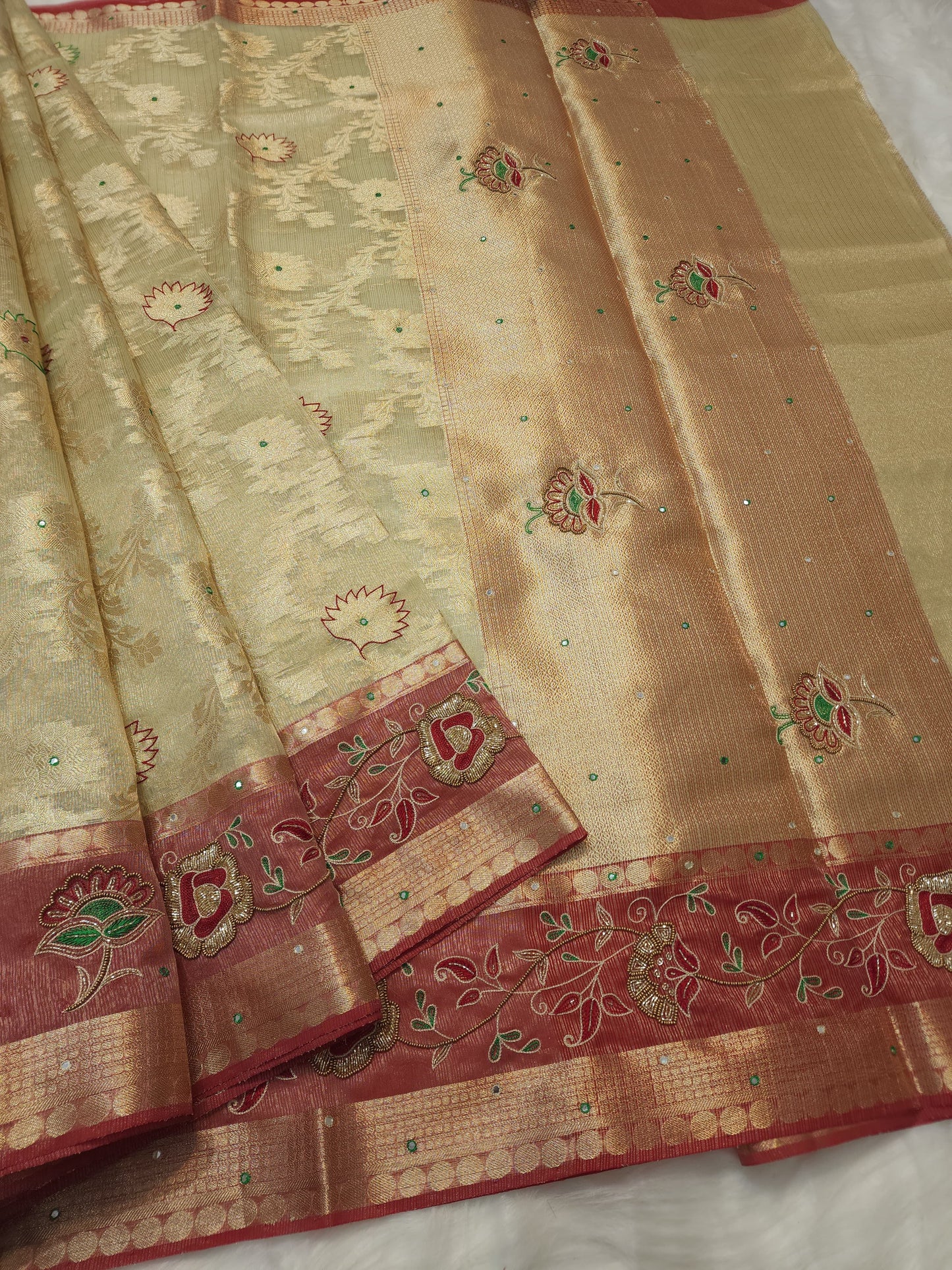 Tissue Kota Banarasi Sarees