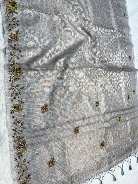 Tissue Kota handwork  Banarasi Sarees