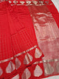 Semi Raw mango banarasi saree