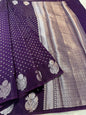 Semi Raw mango banarasi saree