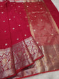 Raw mango banarasi saree