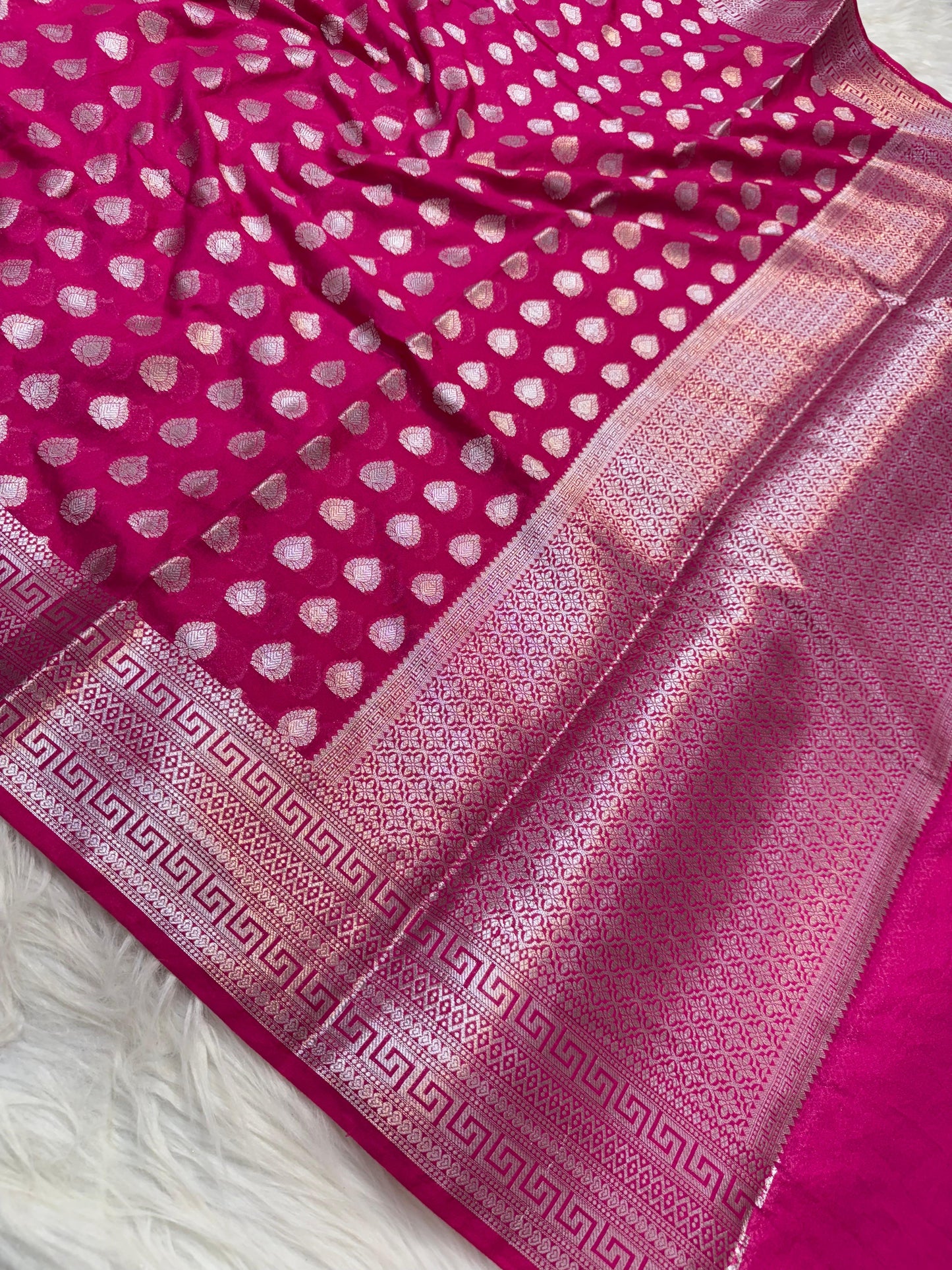 Banarasi semi georgette saree
