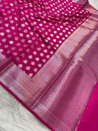 Banarasi semi georgette saree