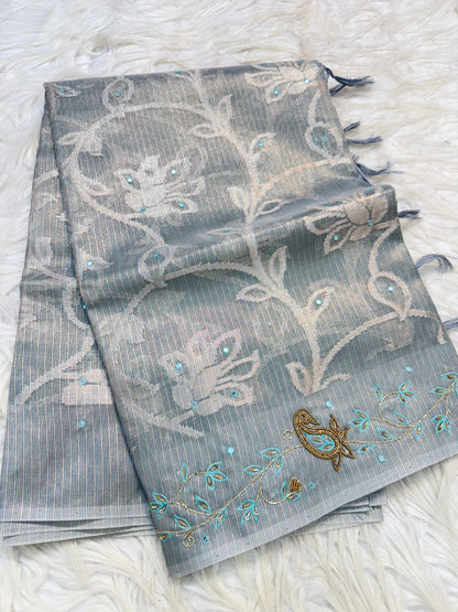 Tissue Kota handwork  Banarasi Sarees